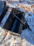 24IN Mini Excavator Tilt Bucket