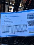 10FT (L) x 7FT (H) Galvanized Steel Fence