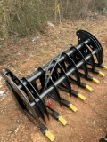 FITURE 72IN Skid Steer Curved Wood Grabber