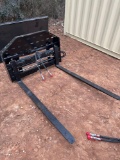 FUTURE 60IN Skid Steer Hydraulic Fork Attachment