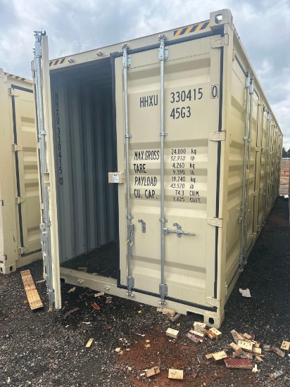 40FOOT HIGH CUBE CONTAINER WITH 4 SIDE DOORS & END DOOR
