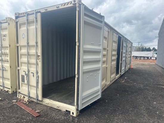 40FOOT HIGH CUBE CONTAINER WITH 4 SIDE DOORS & END DOOR
