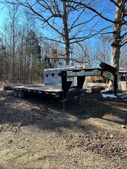 2019 Gator 25FT Gooseneck 16K T/A Trailer