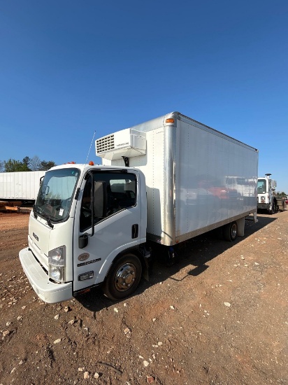2014 ISUZU NPR HD S/A CAB OVER REEFER TRUCK