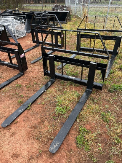 KIVEL 48IN 3500LB SKID STEER FORK ATTACHMENT
