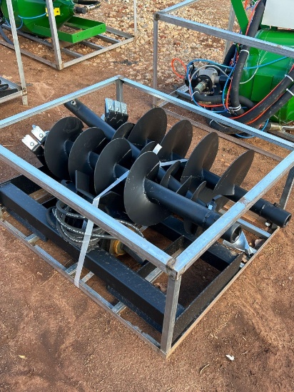 JCT Skid Steer Auger Attachment