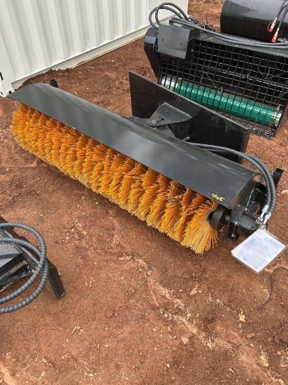 FUTURE Skid Steer Angle Broom Attachment