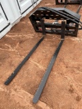 FUTURE 60IN Skid Steer Hydraulic Fork Attachment