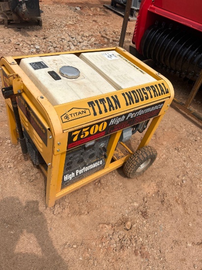 TITAN 7500 HIGH PERFORMANCE INDUSTRIAL GENERATOR