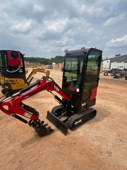 2024 MIVA VA13C ENCLOSED CAB MINI EXCAVATOR