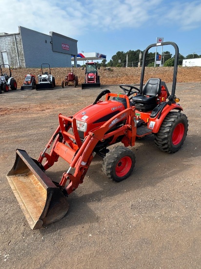 2010 KIOTI CK20S HST 4WD UTILITY TACTOR W/KL120 FRONT END LOADER