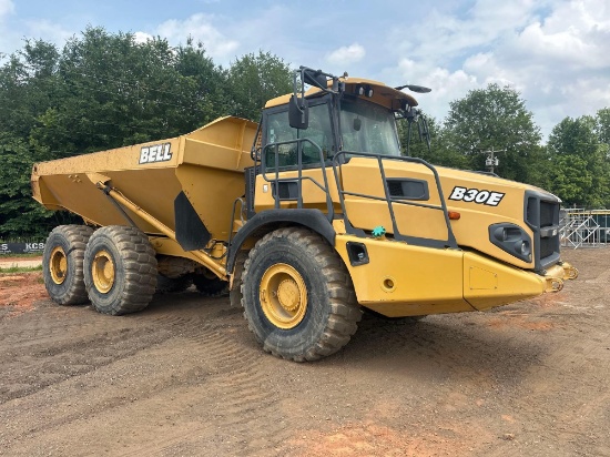 2016 BELL B30E 6x6 ARTICULATING DUMP TRUCK