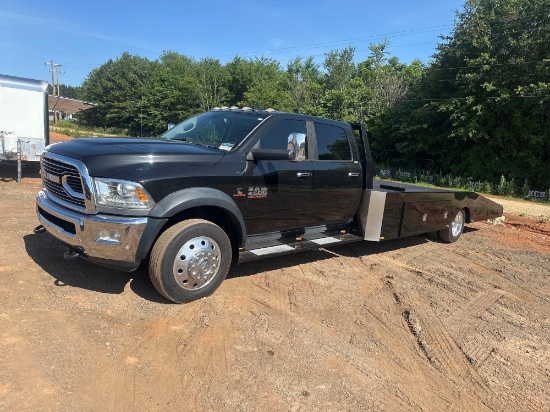 2016 DODGE RAME 4500HD LARAMIE SUPER CREW CAB 4WD ROLLBACK TRUCK