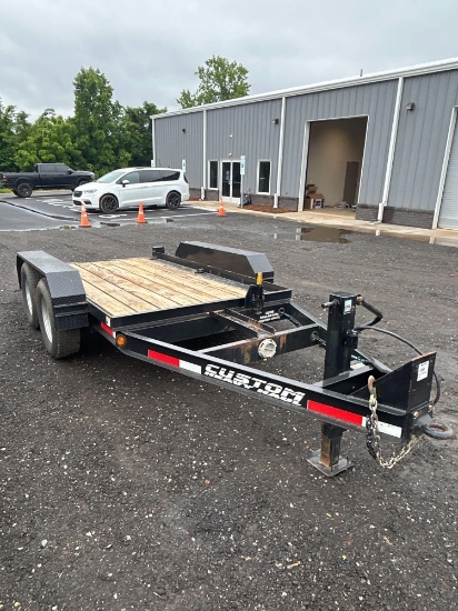 2022 CUSTOM HEAVY HAUL 3.5 TON T/A TILT EQUIPMENT TRAILER