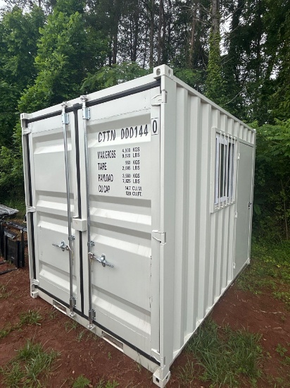 10FT OFFICE/STORAGE CONTAINER