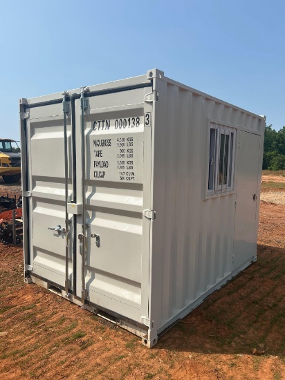 10FT OFFICE/STORAGE CONTAINER