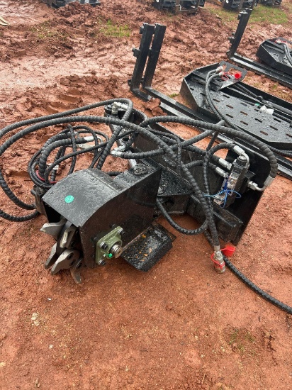 FUTURE MINI SKID HYDRAULIC ANGLE STEER STUMP GRINDER ATTACHMENT