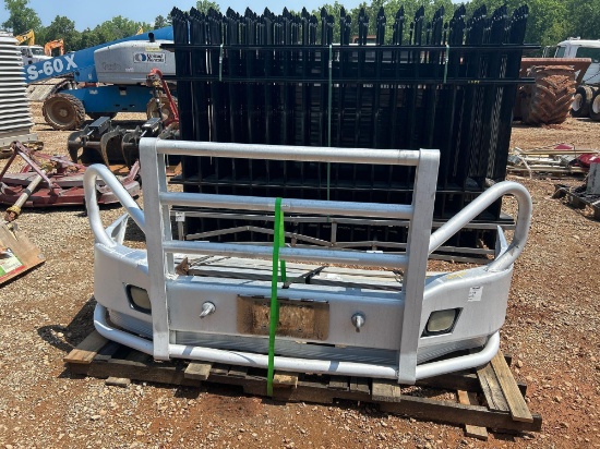 ALUMINUM TRUCK TRACTOR BUMBER W/BRUSH GUARD