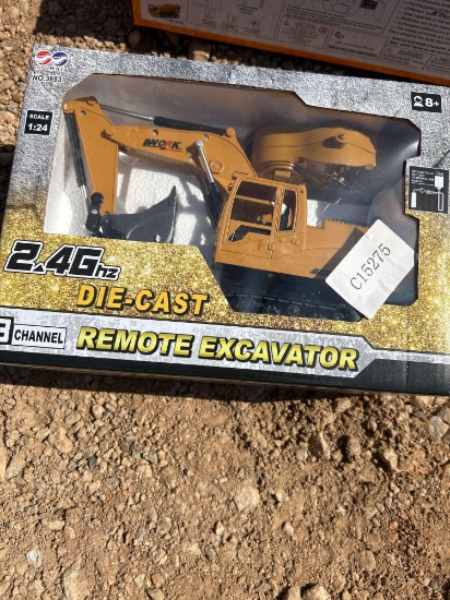 DIE CAST REMOTE CONTROL EXCAVATOR