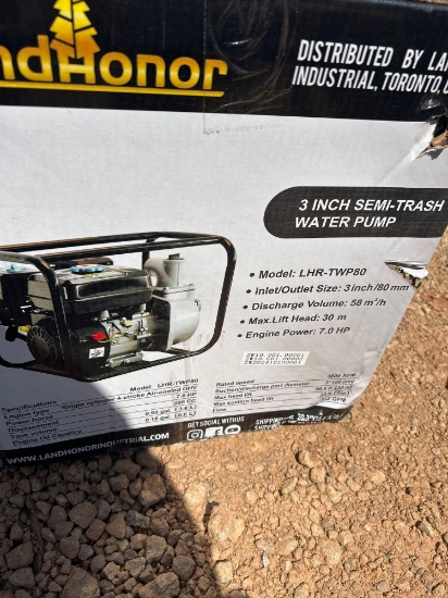LANDHONOR GAS WATER PUMP