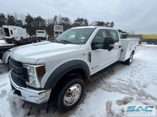 2019 FORD F550 XL 4x4 S/A UTILITY TRUCK
