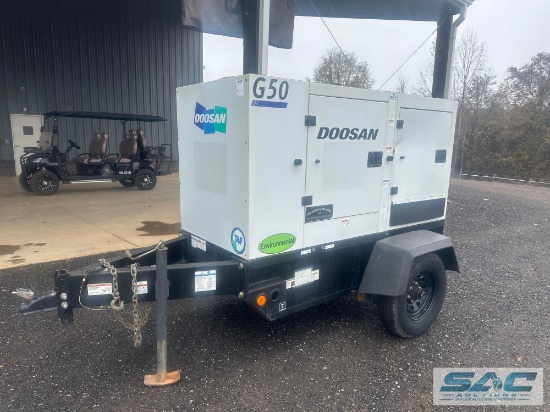 2019 DOOSAN G50WD0-3A-T4F PORTABLE GENERATOR