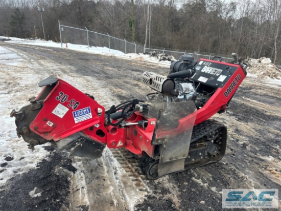 2015 BARRETO 30-SG WALK BEHIND TRACKED STUMP GRINDER