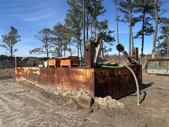 12 X 30FT WORK BARGE