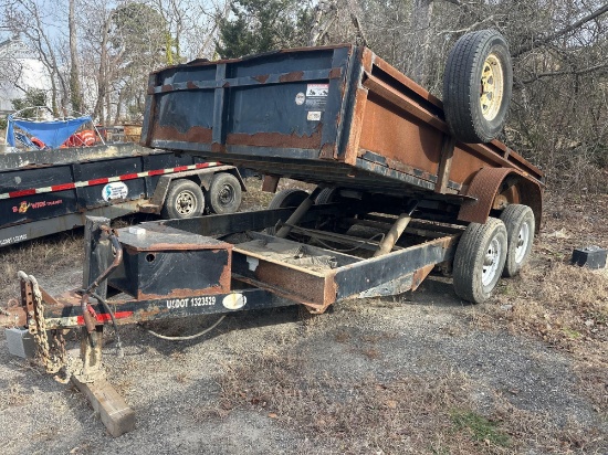 2017 BWISE DT714LPHD-14 T/A 14FT DUMP TRAILER