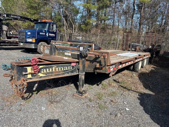 2014 KAUFMAN 8X25FT TANDEM AXLE EQUIPMENT TRAILER