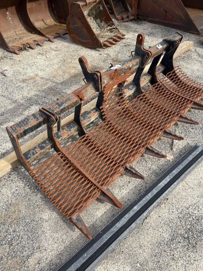 78IN SKID STEER DEBRIS COLLECTION ATTACHMENT