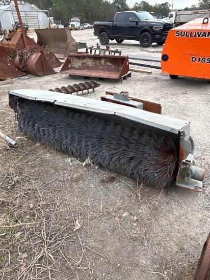 8FT SKID STEER ANGLE BROOM ATTACHMENT