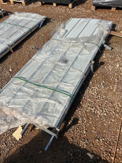 QTY OF 36IN X 8FT METAL PANELING
