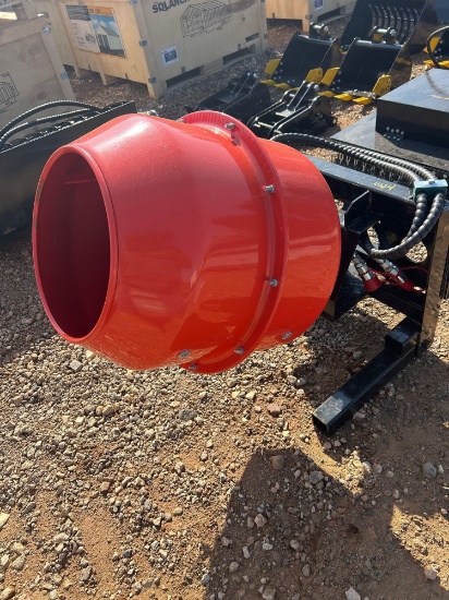 MINI SKID STEER CONCRETE MIXER ATTACHMENT