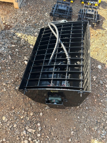 MINI SKID STEER MORTAR MIXER ATTACHMENT
