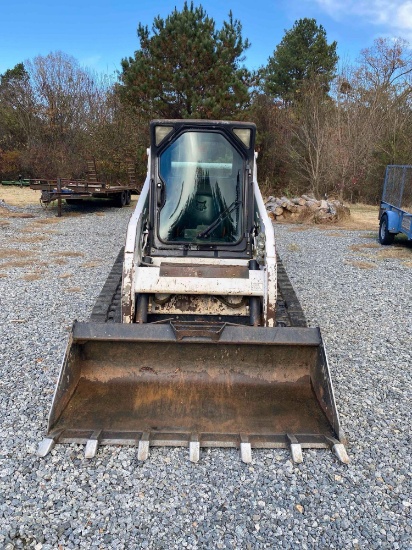 2010 Bobcat T190 Enclosed Cab High Fkow Crawler Skid Steer