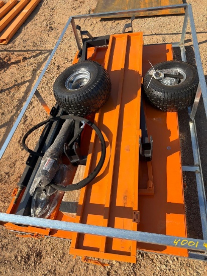 UNUSED WOLVERINE HYDRAULIC TRAILER