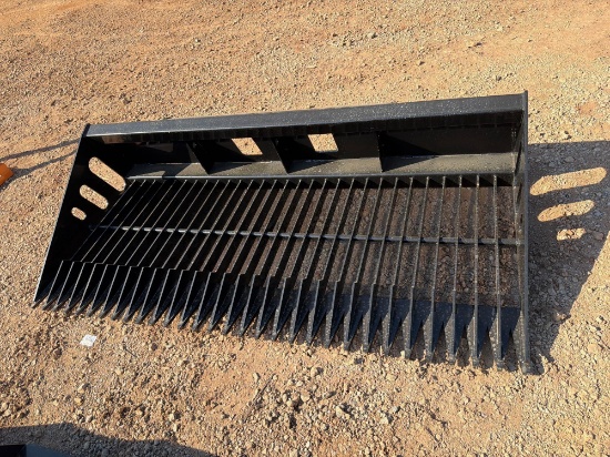 UNUSED WOLVERINE 84" SKID STEER SIEVE SHOVEL