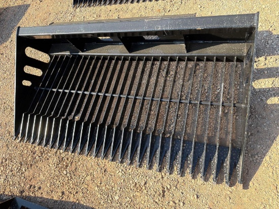 UNUSED WOLVERINE 72" SKID STEER SIEVE SHOVEL