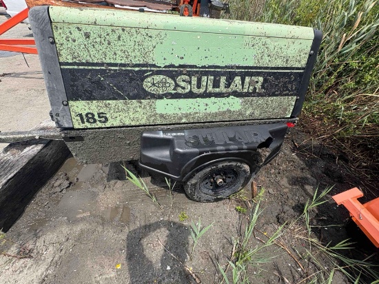 SULLAIR 185 S/A TOW BEHIND AIR COMPRESSOR