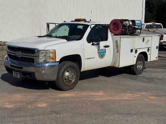 2007 CHEVROLET 3500HD VORTEC SINGLE CAB SERVICE BODY TRUCK