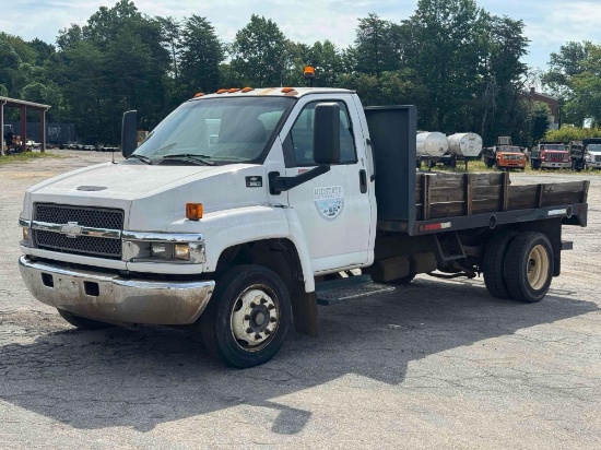 2007 CHEVROLET CC5C042 SINGLE CAB FLATBED TRUCK