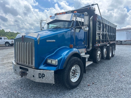 2006 KENWORTH T800 QUAD AXLE OB BODIES DUMP TRUCK