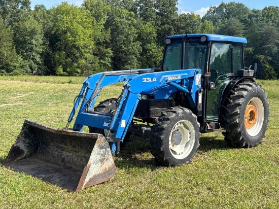 NEW HOLLAND TN75S MFWD TRACTOR WITH NH 33LA LOADER