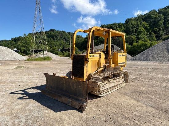 John Deere 450g Crawler Dozer With Winch