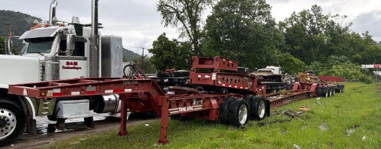 2013 TRAIL KING TK130HDG-603 TRI/A 65 TON 2+3+2 SINGLE DROP LOWBOY TRAILER