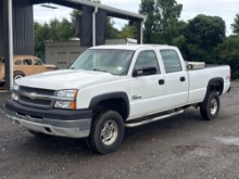 2003 CHEVROLET 2500HD 4x4 DURAMAX CREW CAB WORK TRUCK