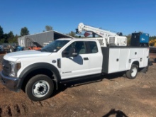 2019 FORD F-550 XL EXTENDED CAB MECHANIC BODY WITH STELLAR CRANE 7621