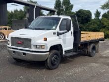 2003 GMC C4500 SINGLE CAB 12 FLATBED TRUCK