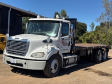 2012 FREIGHTLINER M2 24 T/A FLATBED TRUCK